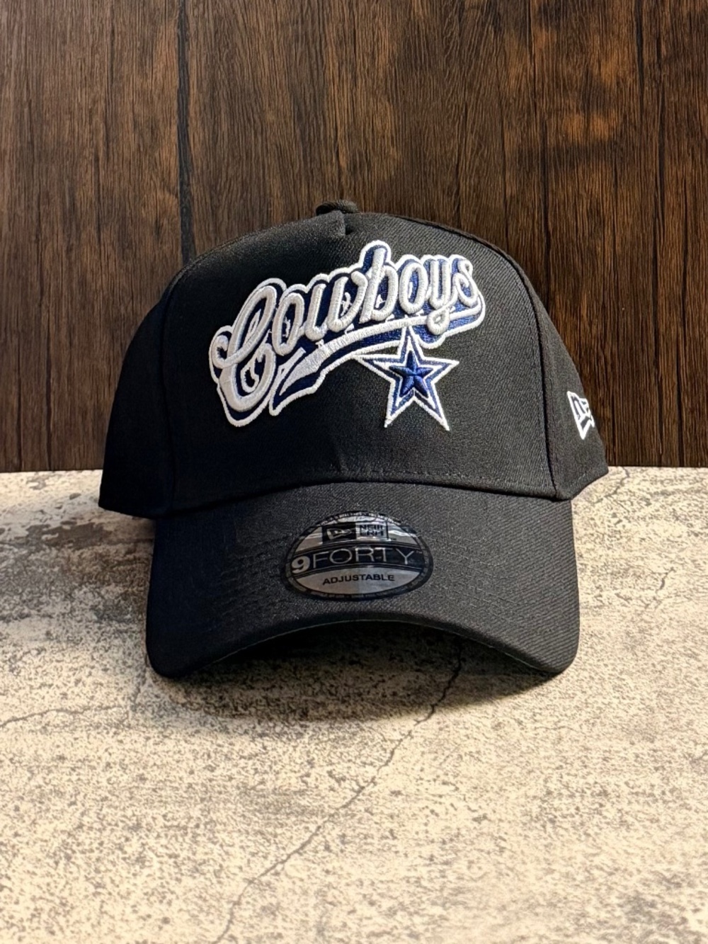 New Era Dallas Cowboys 9FORTY Born X Raised Script Black Snapback OSFA
